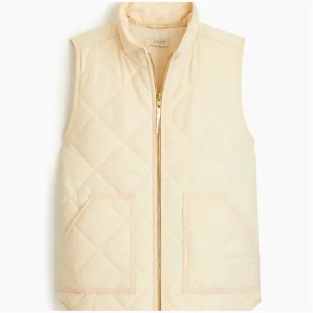 🌑 J Crew Quilted Puffer Vest